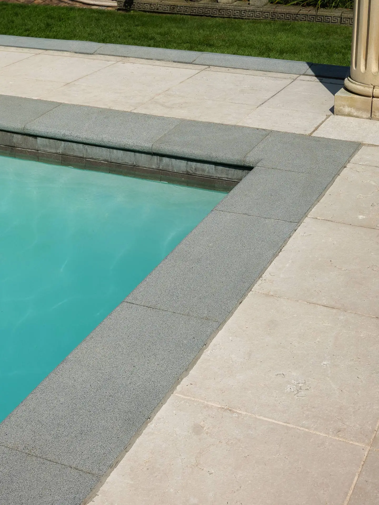 Natural granite architectural detail